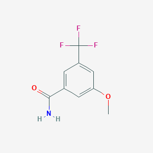 3-Methoxy-5-(trifluoromethyl)benzamide