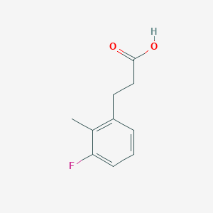 molecular formula C10H11FO2 B1390725 3-(3-Fluoro-2-methylphenyl)propanoic acid CAS No. 377083-80-2