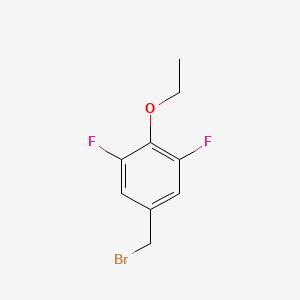 molecular formula C9H9BrF2O B1390735 4-Ethoxy-3,5-difluorobenzyl bromide CAS No. 1017779-38-2