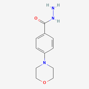 molecular formula C11H15N3O2 B1390736 4-Morpholinobenzohydrazide CAS No. 1135282-82-4