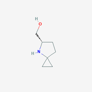 molecular formula C7H13NO B13907377 (S)-(4-Azaspiro[2.4]heptan-5-YL)methanol 
