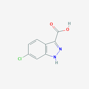 molecular formula C8H5ClN2O2 B139074 6-chloro-1H-indazole-3-carboxylic Acid CAS No. 129295-31-4