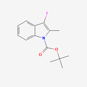 tert-butyl 3-iodo-2-methyl-1H-indole-1-carboxylate
