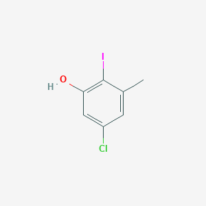 5-Chloro-2-iodo-3-methylphenol