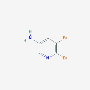 molecular formula C5H4Br2N2 B1390760 5,6-Dibromopyridin-3-amine CAS No. 53242-19-6
