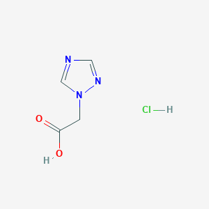 molecular formula C4H6ClN3O2 B1390766 [1,2,4]Triazol-1-yl-acetic acid hydrochloride CAS No. 113534-57-9