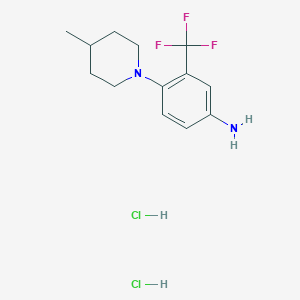 4-Methyl-1-(4-amino-2-trifluoromethylphenyl)piperidine dihydrochloride