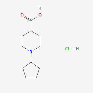 1-Cyclopentylpiperidine-4-carboxylic acid hydrochloride