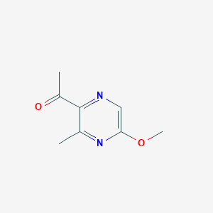 molecular formula C8H10N2O2 B13907997 1-(5-Methoxy-3-methylpyrazin-2-YL)ethanone 