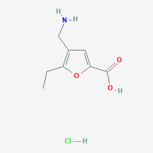 4-Aminomethyl-5-ethyl-furan-2-carboxylic acid hydrochloride