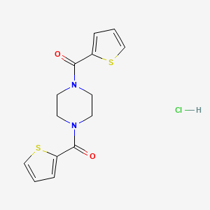 [4-(Thiophene-2-carbonyl)-piperazin-1-yl]-thiophen-2-yl-methanone hydrochloride