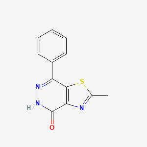2-Methyl-7-phenyl[1,3]thiazolo[4,5-d]pyridazin-4(5H)-one