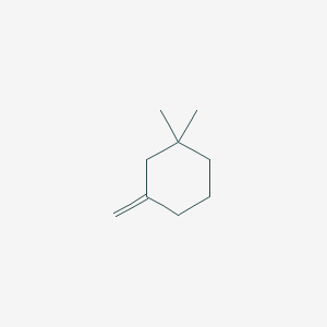 molecular formula C9H16 B13908250 1,1-Dimethyl-3-methylidenecyclohexane CAS No. 52291-22-2