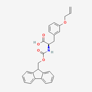 (R)-2-((((9H-Fluoren-9-yl)methoxy)carbonyl)amino)-3-(3-(allyloxy)phenyl)propanoic acid