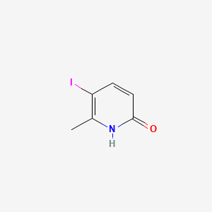molecular formula C6H6INO B1390835 5-Iodo-6-methylpyridin-2(1H)-one CAS No. 927870-76-6