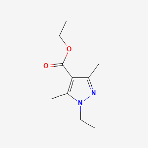 molecular formula C10H16N2O2 B13908423 Ethyl 1-ethyl-3,5-dimethyl-pyrazole-4-carboxylate 