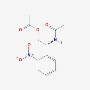 (R)-N-acetyl-2-nitro-2-Phenylglycinol-O-acetate