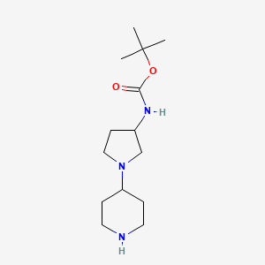tert-Butyl (1-(piperidin-4-yl)pyrrolidin-3-yl)carbamate