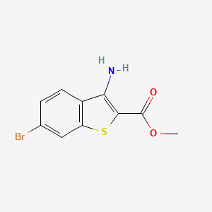 molecular formula C10H8BrNO2S B1390857 Methyl 3-amino-6-bromo-1-benzothiophene-2-carboxylate CAS No. 1017782-63-6