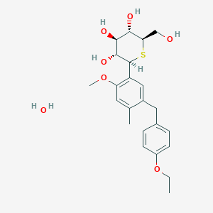 molecular formula C23H32O7S B13908933 Luseogliflozin hydrate 