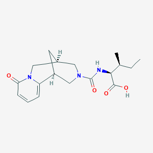 N-{[(1S,5R)-8-oxo-1,5,6,8-tetrahydro-2H-1,5-methanopyrido[1,2-a][1,5]diazocin-3(4H)-yl]carbonyl}-L-isoleucine