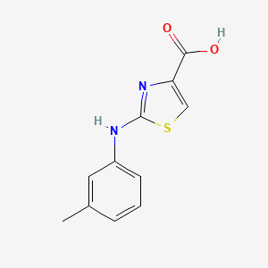 molecular formula C11H10N2O2S B1390901 2-m-Tolylaminothiazole-4-carboxylic acid CAS No. 165682-77-9
