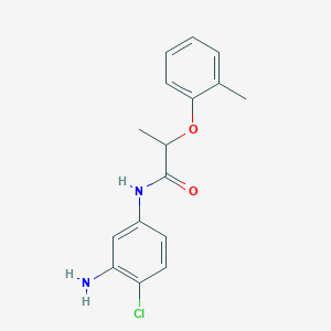 N-(3-Amino-4-chlorophenyl)-2-(2-methylphenoxy)-propanamide