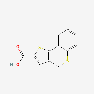 B1390915 4H-thieno[3,2-c]thiochromene-2-carboxylic acid CAS No. 26268-05-3