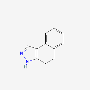 molecular formula C11H10N2 B13909271 4,5-Dihydro-2H-benzo[e]indazole 