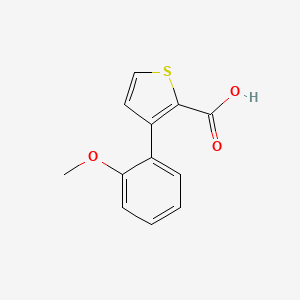 molecular formula C12H10O3S B1390929 3-(2-Methoxyphenyl)thiophene-2-carboxylic acid CAS No. 666841-74-3