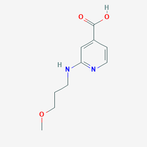 2-[(3-Methoxypropyl)amino]isonicotinic acid