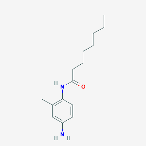 molecular formula C15H24N2O B1390941 N-(4-Amino-2-methylphenyl)octanamide CAS No. 1020057-95-7