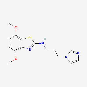 N-(3-(1H-imidazol-1-yl)propyl)-4,7-dimethoxybenzo[d]thiazol-2-amine