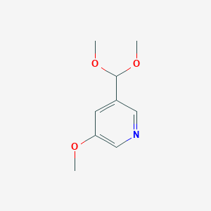 3-(Dimethoxymethyl)-5-methoxypyridine