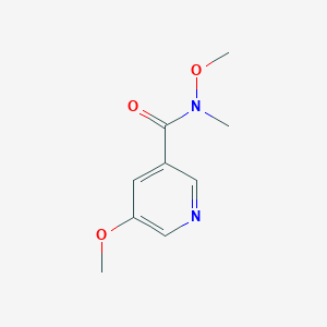molecular formula C9H12N2O3 B1390954 N,5-Dimethoxy-N-methylnicotinamide CAS No. 1045855-73-9