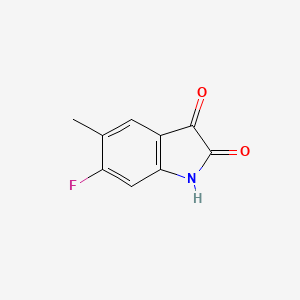 molecular formula C9H6FNO2 B1390958 6-Fluoro-5-methyl isatin CAS No. 749240-55-9