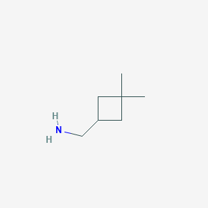 molecular formula C7H15N B1390961 (3,3-Dimethylcyclobutyl)methanamine CAS No. 1244949-67-4