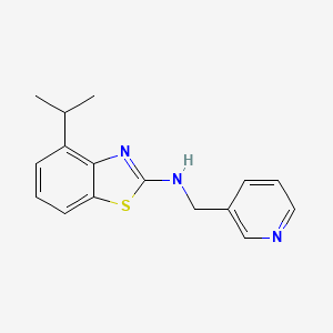 4-isopropyl-N-(pyridin-3-ylmethyl)-1,3-benzothiazol-2-amine