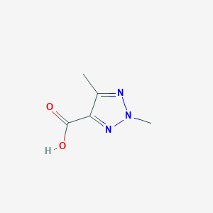 molecular formula C5H7N3O2 B13909806 dimethyl-2H-1,2,3-triazole-4-carboxylicacid 