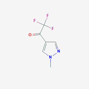 2,2,2-trifluoro-1-(1-methyl-1H-pyrazol-4-yl)ethan-1-one