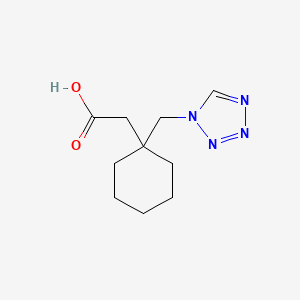 [1-(1H-tetrazol-1-ylmethyl)cyclohexyl]acetic acid