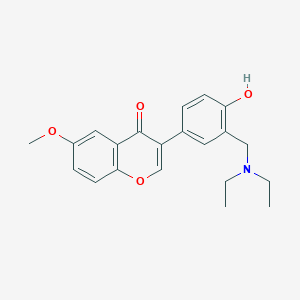 7-Methoxy-4'-hydroxy-3'-diethylaminomethylisoflavone