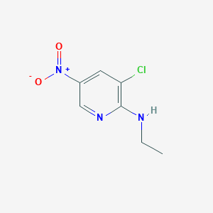 molecular formula C7H8ClN3O2 B1391006 N-(3-chloro-5-nitro-2-pyridinyl)-N-ethylamine CAS No. 1160474-57-6