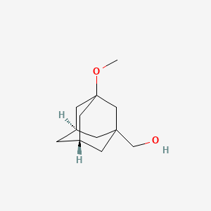 molecular formula C12H20O2 B13910237 [(5S,7R)-3-methoxy-1-adamantyl]methanol 