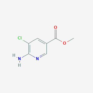 molecular formula C7H7ClN2O2 B1391025 Methyl 6-amino-5-chloronicotinate CAS No. 856211-63-7