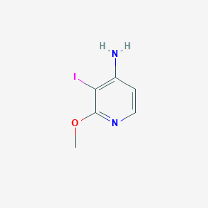 molecular formula C6H7IN2O B1391030 3-Iodo-2-methoxypyridin-4-amine CAS No. 1190198-21-0