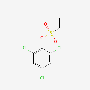molecular formula C8H7Cl3O3S B1391031 2,4,6-Trichlorophenyl 1-ethanesulfonate CAS No. 934986-60-4