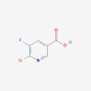 6-Bromo-5-fluoronicotinic acid