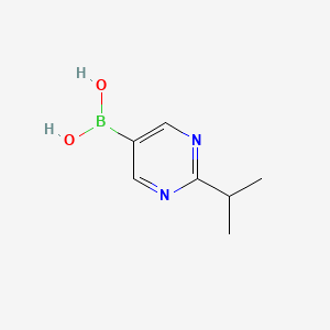 B1391052 (2-Isopropylpyrimidin-5-YL)boronic acid CAS No. 1312942-16-7