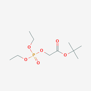 molecular formula C10H21O6P B13910606 Tert-butyl 2-((diethoxyphosphoryl)oxy)acetate 